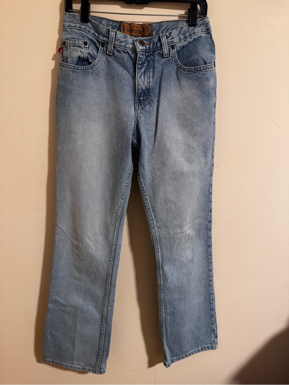 Mudd Women's Straight Leg Light Blue Jeans